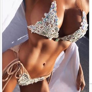 Rhinestone Bikini Set